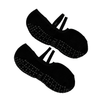 Ballet Pilates Grip Socks - Black