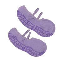 Ballet Pilates Grip Socks - Pastel Purple