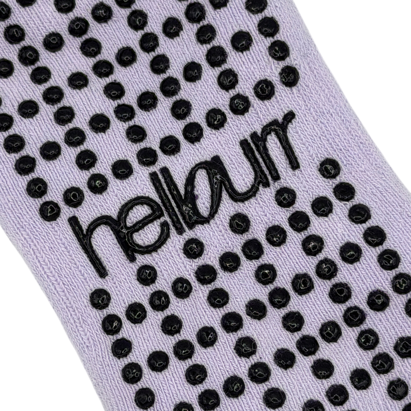 Chaussettes Pilates antidérapantes courtes - Violet/Noir