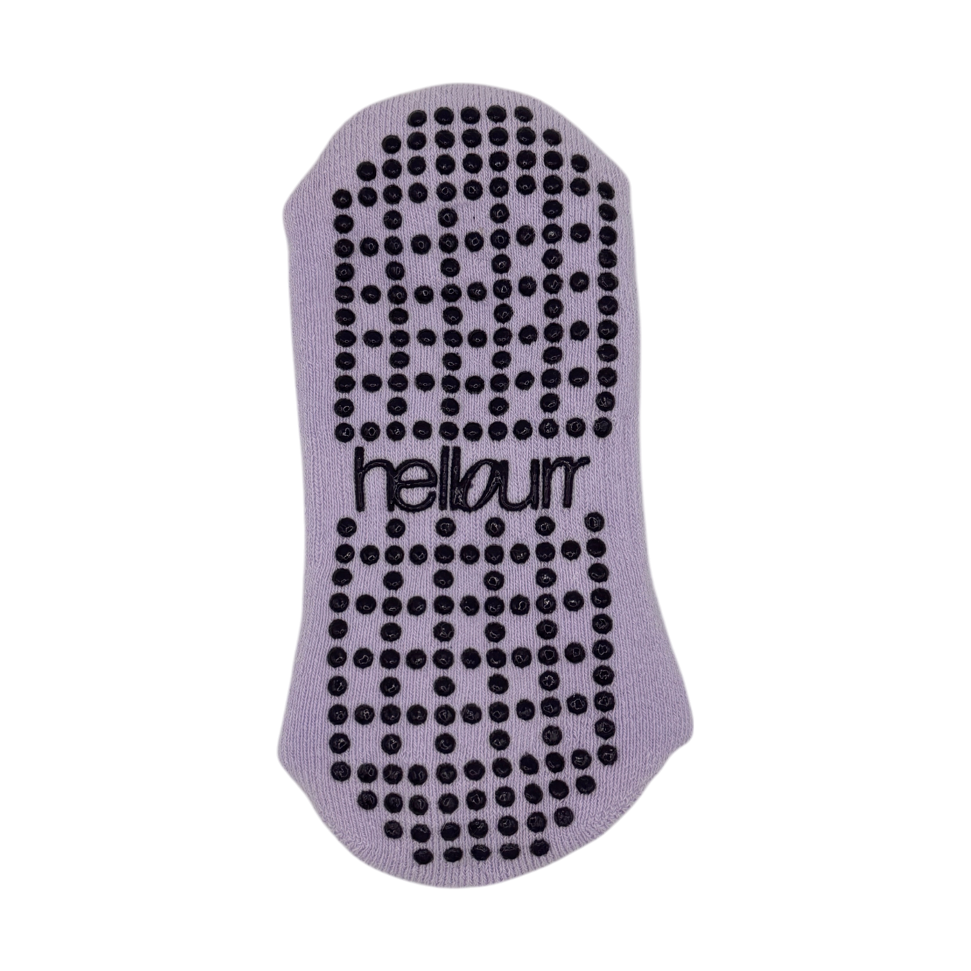 Chaussettes Pilates antidérapantes courtes - Violet/Noir