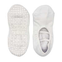 Ballet Pilates Grip Socks - White
