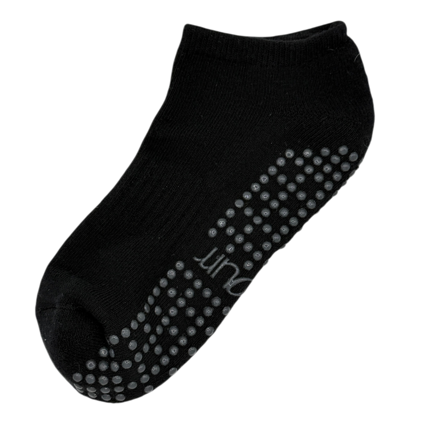 Calcetines Antideslizantes cortos para Pilates - Negro