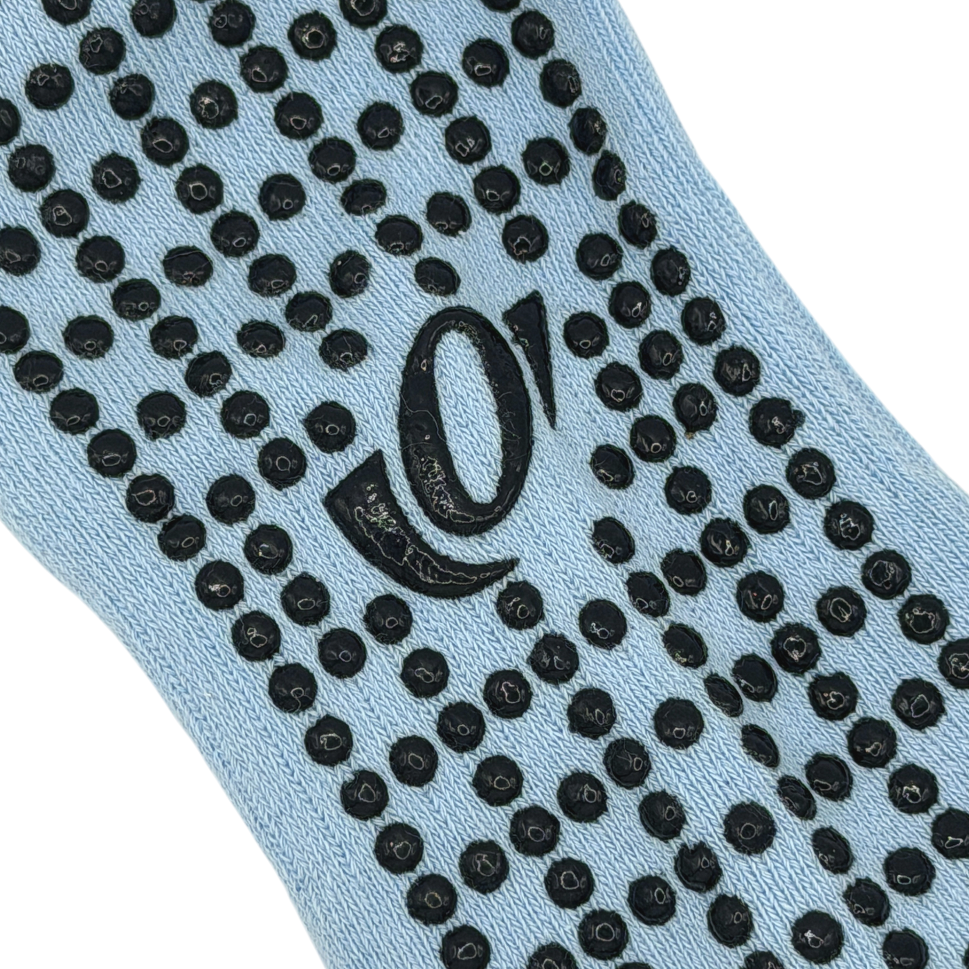 Mid Crew Pilates Grip Socks - Ice Blue