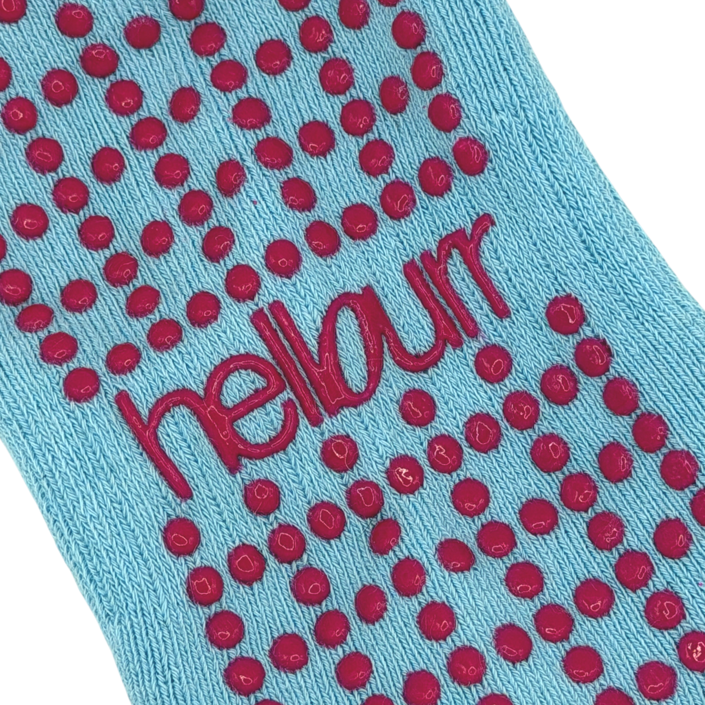 Calcetines Antideslizantes cortos para Pilates - Azul