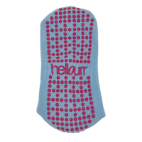 Calcetines Antideslizantes cortos para Pilates - Azul