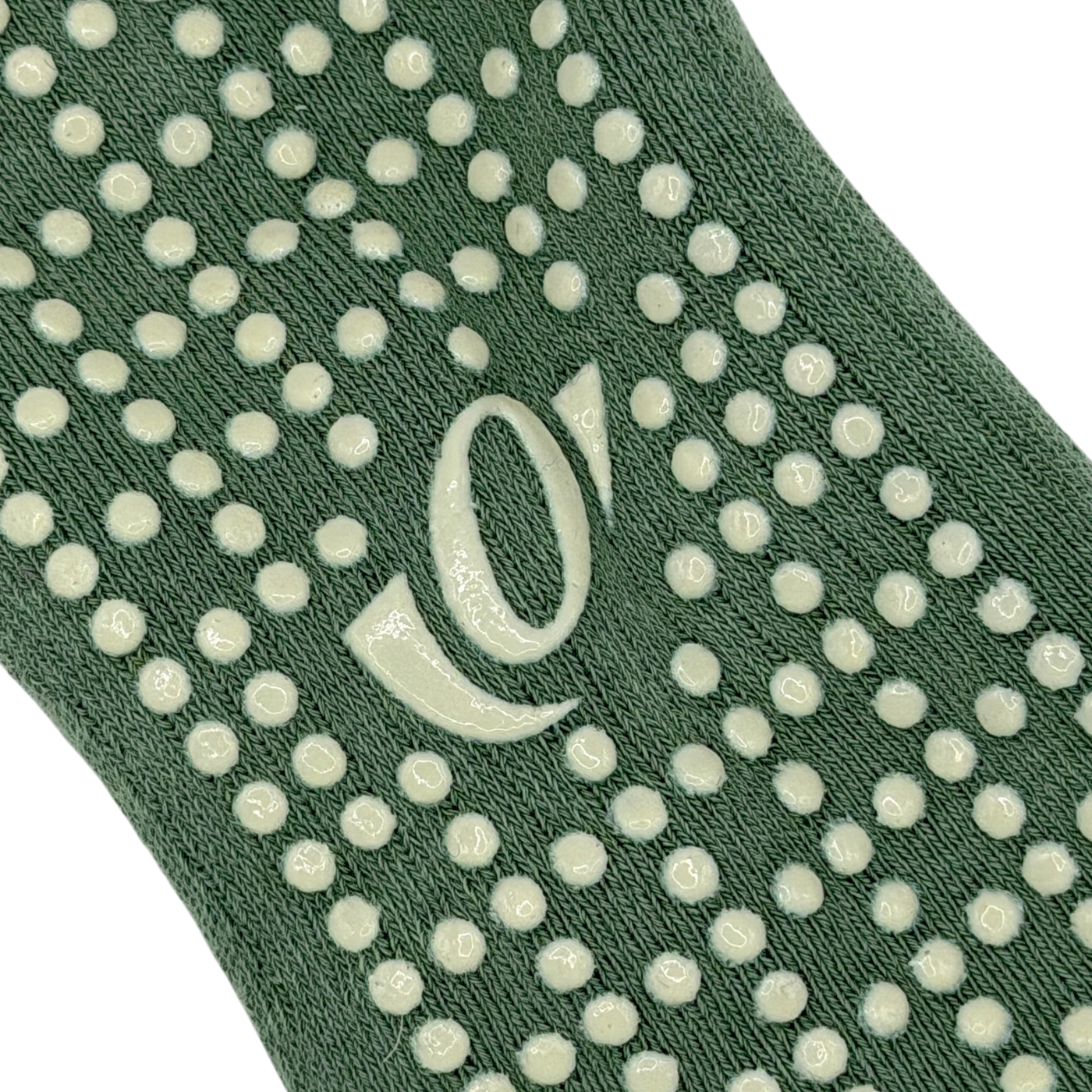 Mid Crew Pilates Grip Socks - Sage Green