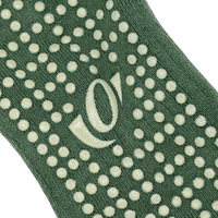 Mid Crew Pilates Grip Socks - Sage Green
