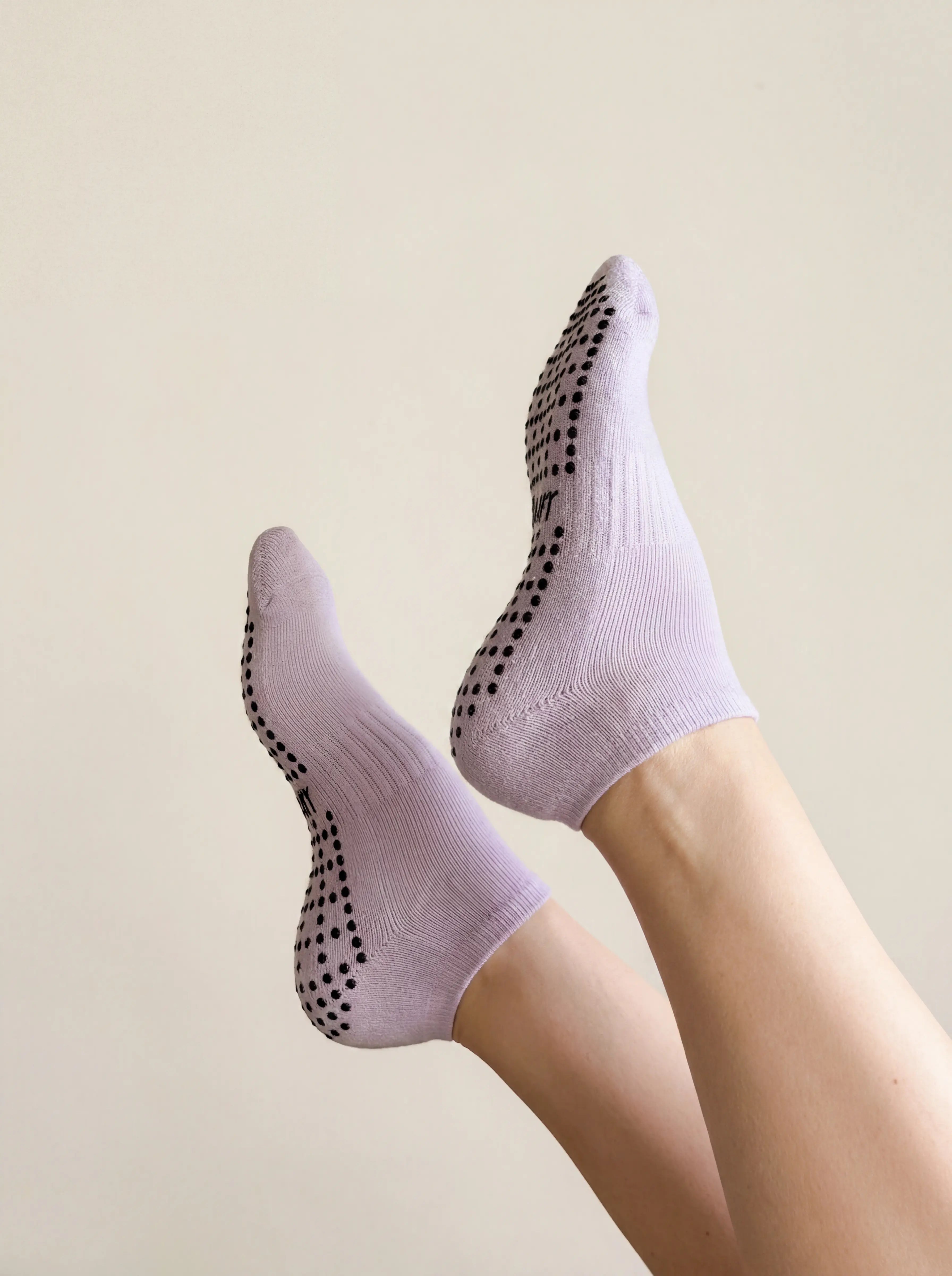 Low Cut Pilates Grip Socks - Summer Purple
