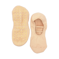 Ballet Pilates Grip Socks - Peach