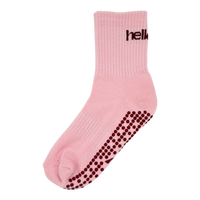 Mid Crew Pilates Grip Socks - Sakura