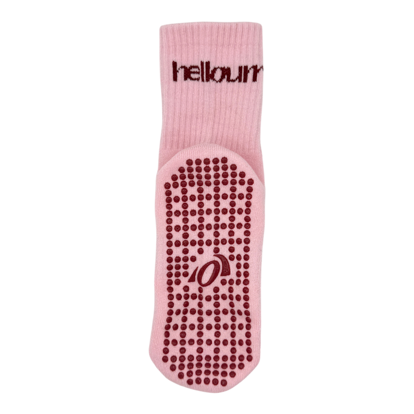 Mid Crew Pilates Grip Socks - Sakura
