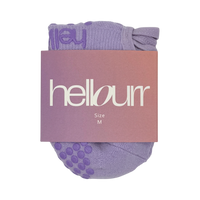 Ballet Pilates Grip Socks - Pastel Purple