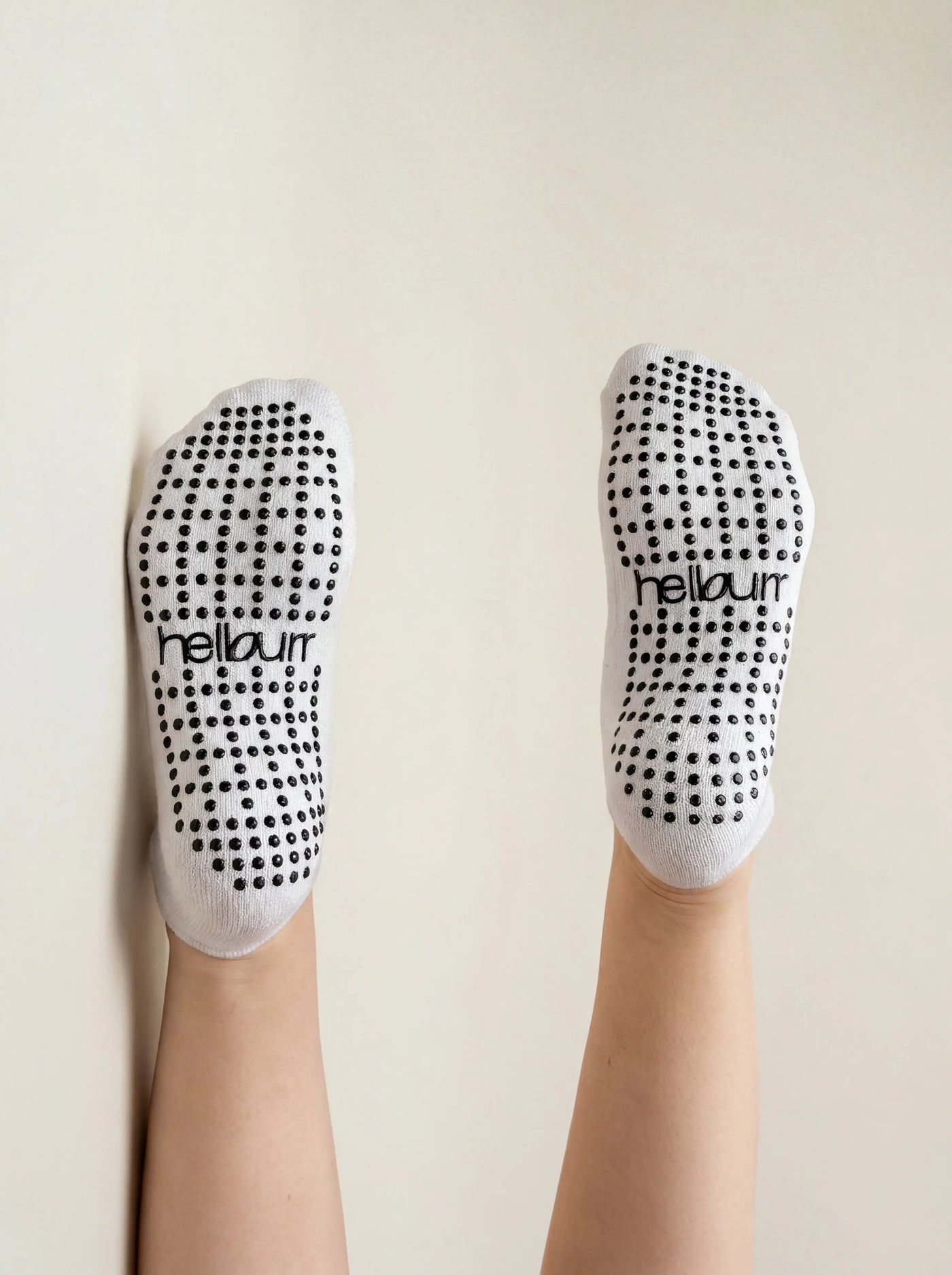 Low Cut Pilates Grip Socks - White