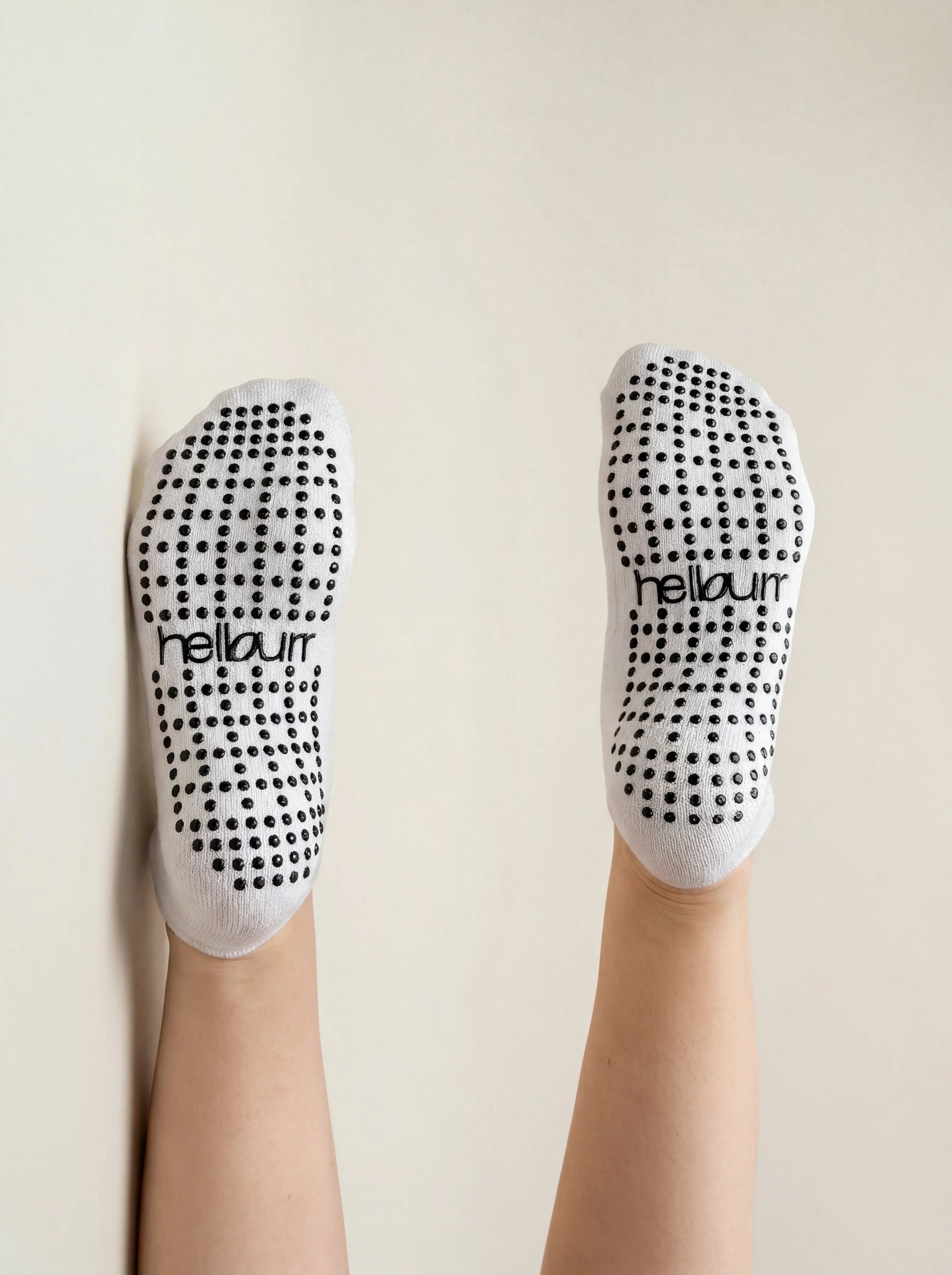 Low Cut Pilates Grip Socks - White