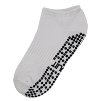 Low Cut Pilates Grip Socks - White